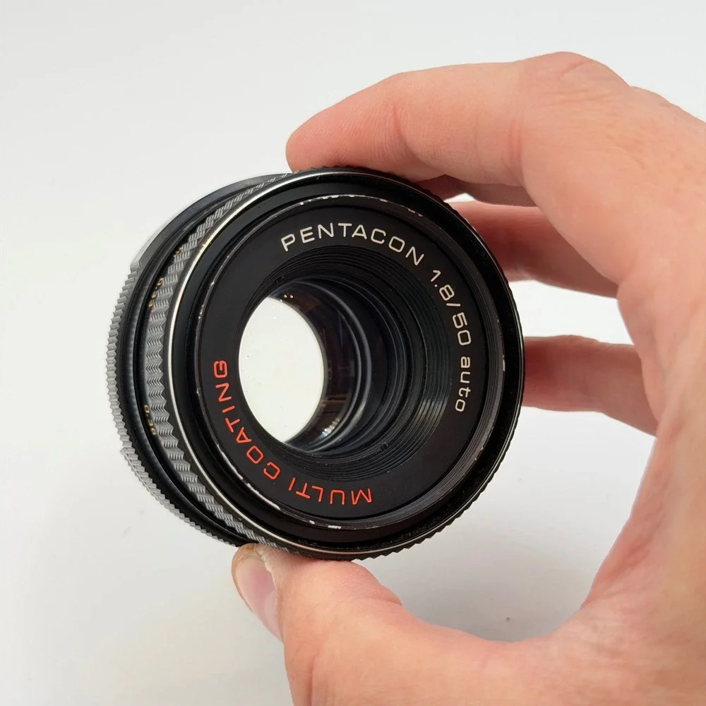 Pentacon 50mm f1.8 Auto Multi Coating M42 Mount Prime Lens *Aperture Issue Read*